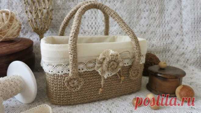 ​Джутовые корзины из пластиковых вёдер: мастер-класс — DIYIdeas