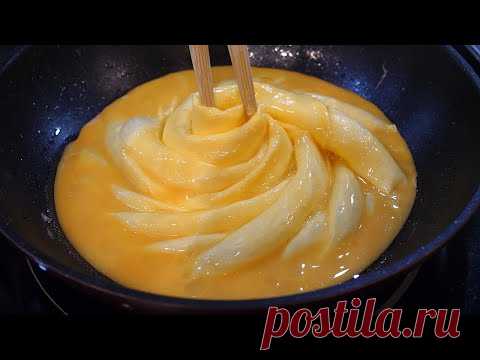 회오리 오므라이스 / omelette rice - korean street food