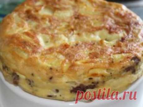 Картофельная запеканка с мясом в мультиварке - Рецепты для мультиварки