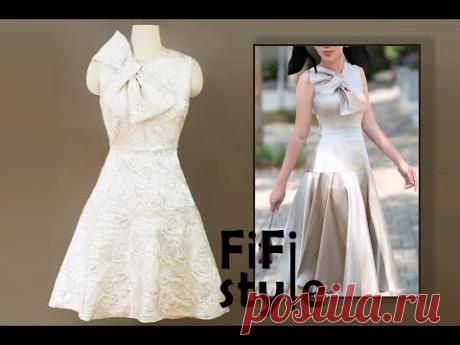 FiFi Style : Thiết kế áo nơ ly cổ bằng phương pháp Draping 3D