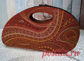 Вышитая сумочка из фетра — Делаем руками