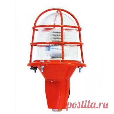 Прибор светосигнальный СДЗО-05-2 прозрачный с лампой Пермь 12-85 с решеткой (V)