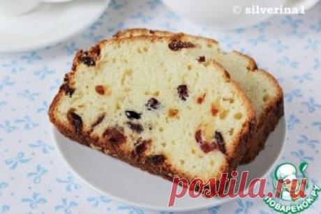 Творожный кекс с апельсином и клюквой – кулинарный рецепт