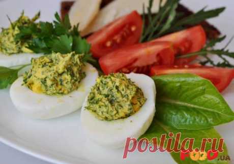 Зелені фаршировані яйця - Кулинарные рецепты на Food.ua