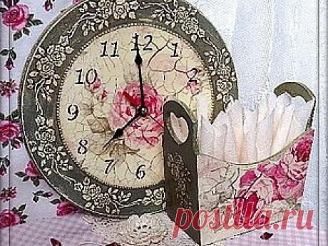 МК часы &quot;Старинные розы&quot; - Ярмарка Мастеров - ручная работа, handmade