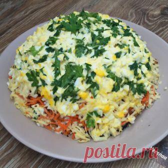 Салат Марсель с черносливом и корейской морковкой | Кулинарный блог