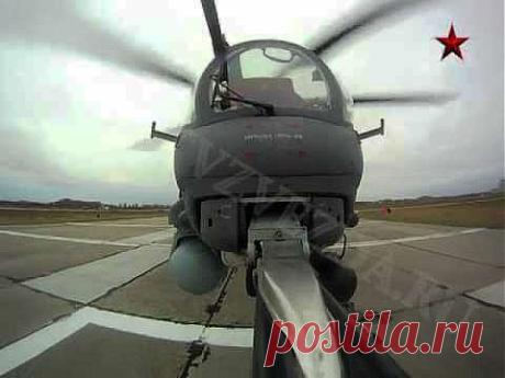Вертолет Ми-35. Съемки полета камерами GoPro
