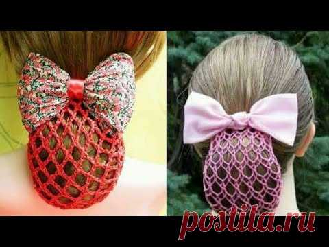 #كروشيه- شبكة شعر بأبسط طريقة(قناة كشكول بسمة)