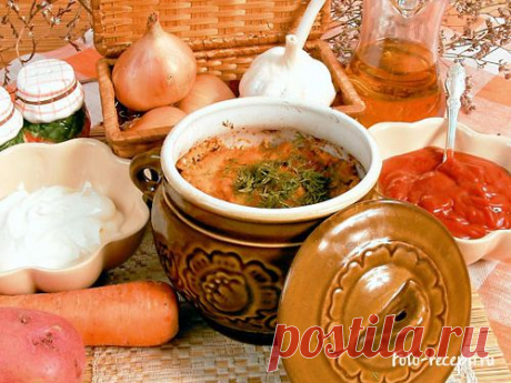 Жаркое из куриных потрохов | Четыре вкуса