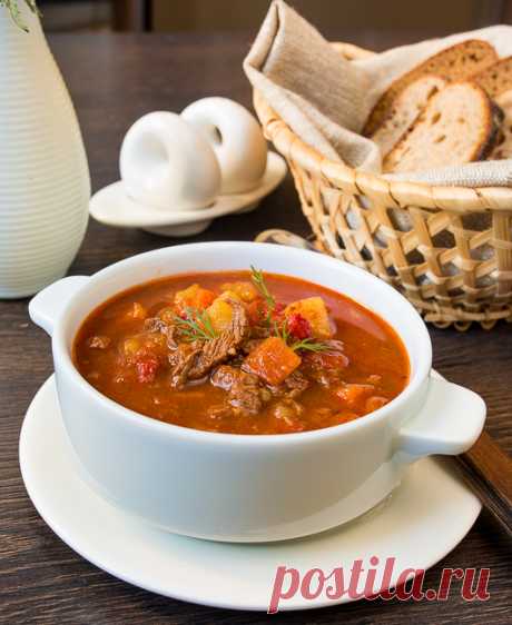 Рецепт вкусного и сытного чешского супа - гуляшевки!