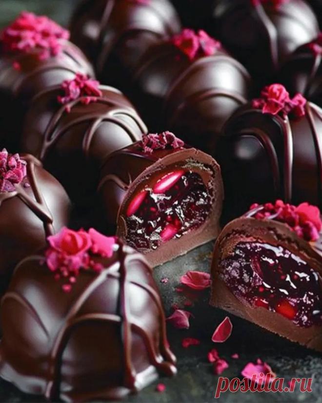 Cherry Chocolate Bonbons Recipe – Elegant Chocolate Treats