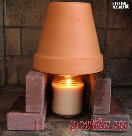 (61) Одноклассники - Как отопить комнату одной свечей?
