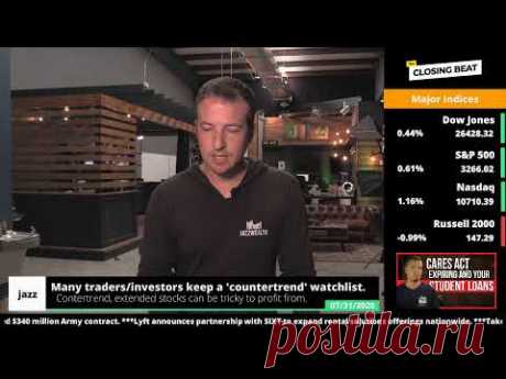 Stock market closes out day higher on Apple earnings and more. | The Closing B | The Closing Beat 🎵