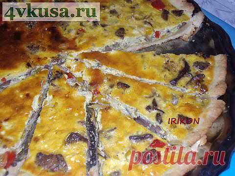 ОТКРЫТЫЙ ПИРОГ С ПЕЧЕНЬЮ. | 4vkusa.ru