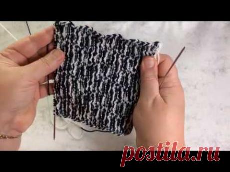 Вертушки / Мозаика / Вязание спицами. - YouTube