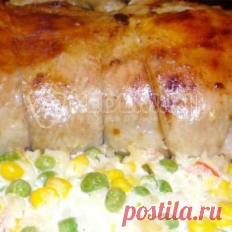 Рулет из курицы с грибами - МирТесен