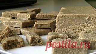 Быстрая кухня  | Халва домашняя из семечек и меда. Приготовление в технике от RAW MID.