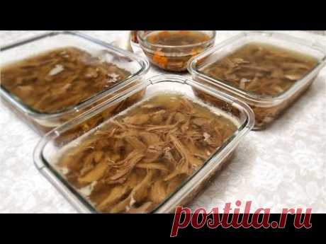Секрет прозрачного холодца /Jellied meat with meat