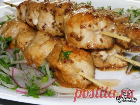 ШАШЛЫК ИЗ КУРИЦЫ В ДУХОВКЕ