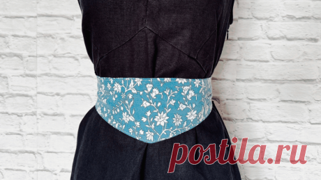 DIY Obi Belt Tutorial + PDF: Reversible, Easy & Chic - Sparrow Refashion: A Blog for Sewing Lovers and DIY Enthusiasts