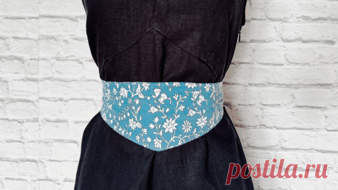 DIY Obi Belt Tutorial + PDF: Reversible, Easy & Chic - Sparrow Refashion: A Blog for Sewing Lovers and DIY Enthusiasts