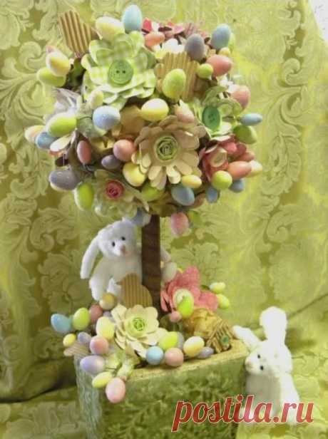 Пасхальный топиарий - Домашний hand-made