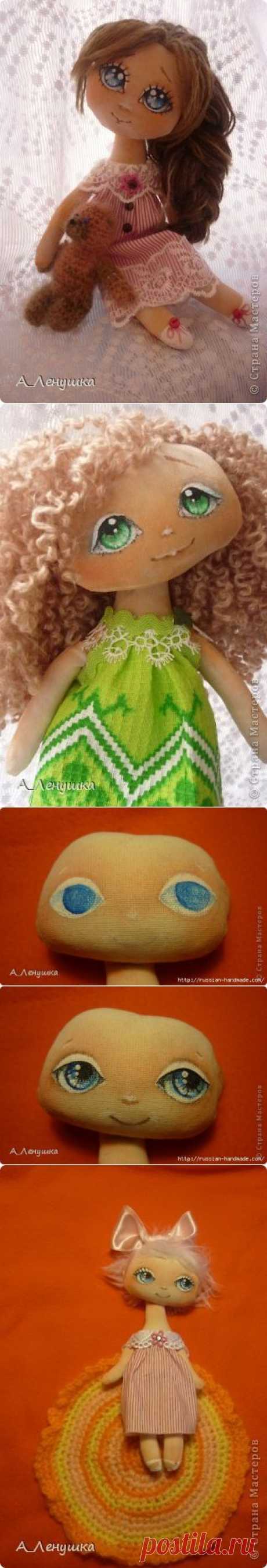 Рисуем глазки.