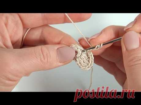 Super Easy Flower!!! How to Crochet Lovely Flowers/Step by Step Video Tutorial