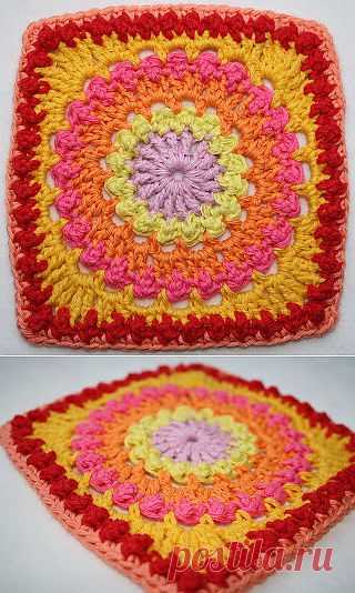 Карин на крючке: Голландский образов "Круг друзей" квадрат.