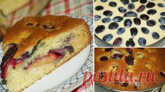 Творожный пирог со сливами — ещё одна возможность порадовать близких прекрасной выпечкой....