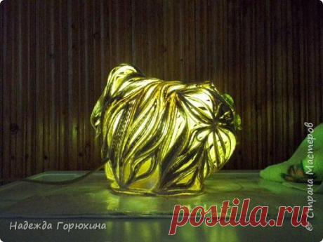 Кот-ночник/джутовая филигрань | Страна Мастеров
