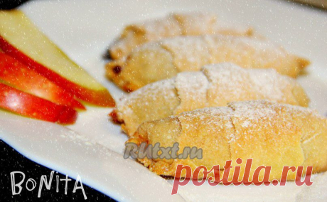 Рогалики с повидлом без дрожжей