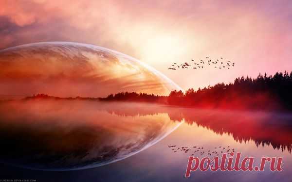 Природа в красном цвете. Фотоподборка.