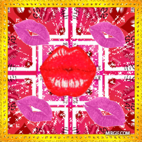 Красивые анимационные картинки - Губы