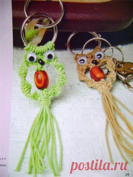 Совы. Макраме