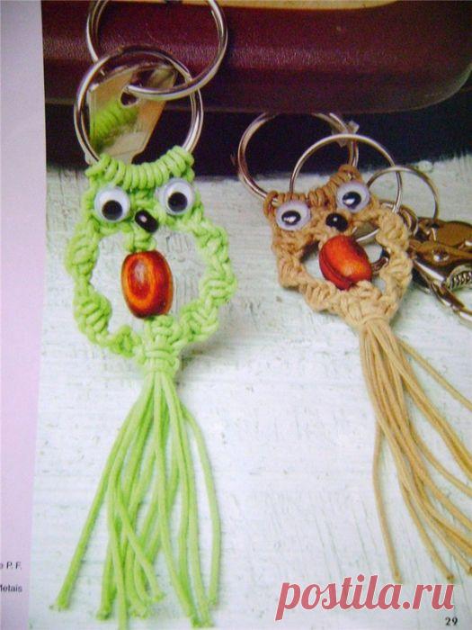 Совы. Макраме