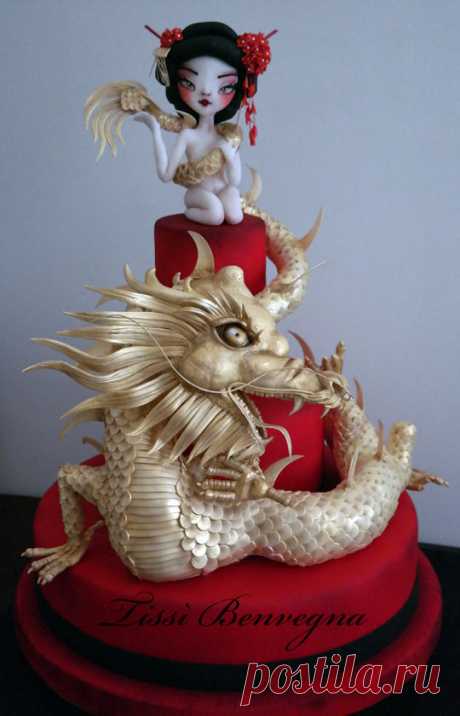Arte e Saggezza - Art and Wisdom - Cake by Tiziana Benvegna - CakesDecor