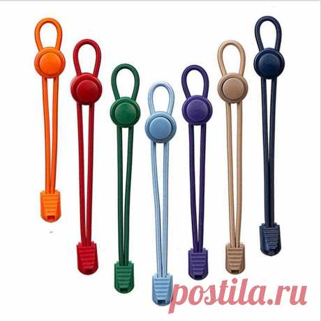 Эластичные шнурки, Круглые, без завязок, однотонные шнурки для обуви, для детей и взрослых, шнурки для ленивых, резиновые шнурки | Обувь | АлиЭкспресс