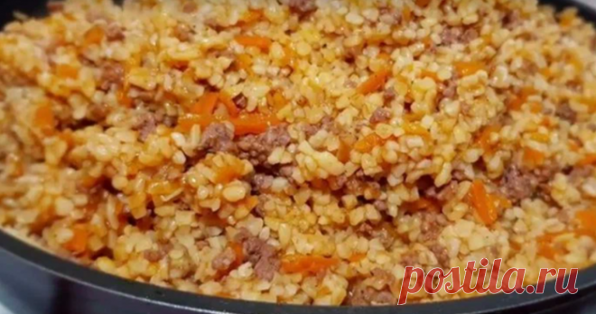 Булгур с мясом получается очень вкусным и невероятно ароматным - готовится просто и быстро.