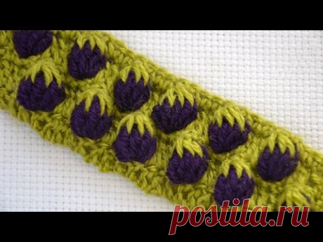Урок вязания крючком &quot;Ягодки-Клубнички-Ежевички&quot;. Crocheted Berry - YouTube