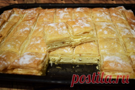 Пирог с творогом и изюмом, очень простой и вкусный десерт для любителей творога. - appetitno.net