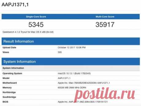 iMac Pro станет самым мощным компьютером Apple Издание MacRumors обнаружило в сети тесты Geekbench, которые показывают, что iMac Pro будет намного производительней остальных компьютеров Apple. Новые моноблоки получат 27-дюймовые дисплеи Retina 5K, процессоры Xeon, имеющие до 18 вычислительных ядер, и графическую систему, производительность которой равна 22 терафлопсам. iMac Pro откроет невероятные возможности для редактирования сложной графики, создания контента виртуальной реальности и…