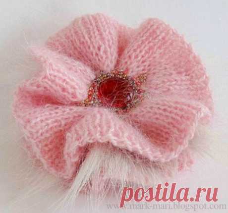 Брошь  #брошь #крючком  #узоркрючком #