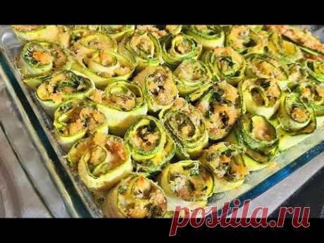 Так Кабачки Вы Точно Еще не Готовили🥒Цуккини Фаршированные По-Итальянски
