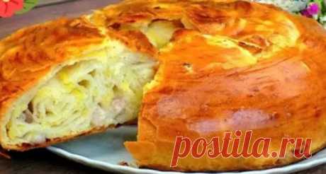Все смешали и в духовку. Нереально вкусный пирог с картофелем и мясом - Poejka - Медиаплатформа МирТесен