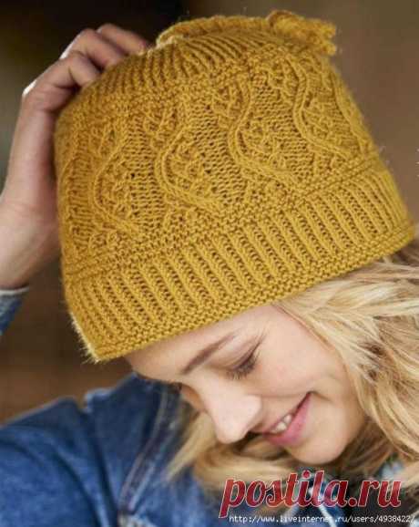 Bayern Hat by Donna Druchunas. Женская вязаная шапка &quot;Bayern&quot; c традиционным баварским рисунком.