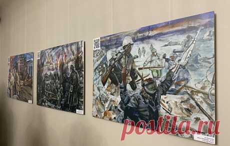 В Петербурге открылась выставка детских рисунков о блокаде. В экспозицию вошли работы из 14 регионов