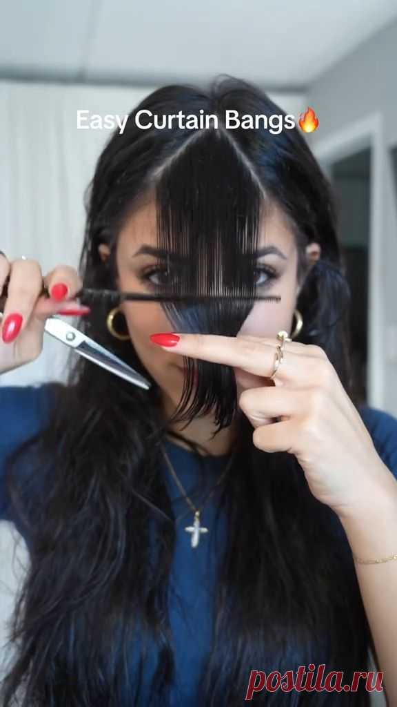 Unlock instant allure! Dive into an easy curtain bangs tutorial, transforming your look effortlessly. Elevate your style game!