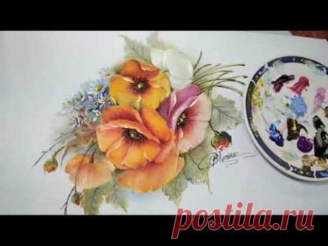 pintando Papoulas