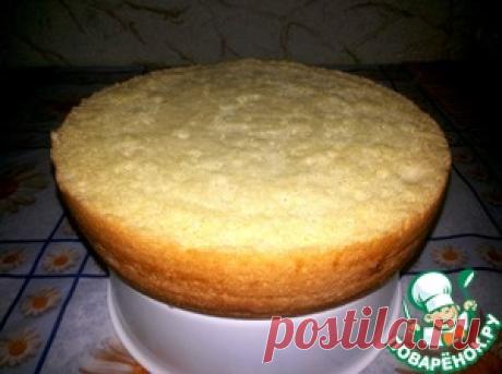Бисквит &quot;Губка Боб&quot; в мультиварке - кулинарный рецепт